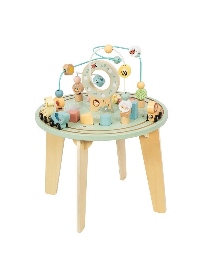 TOOKY TOY TookyToy Toddler Activity Table - Sage Green - Image 5